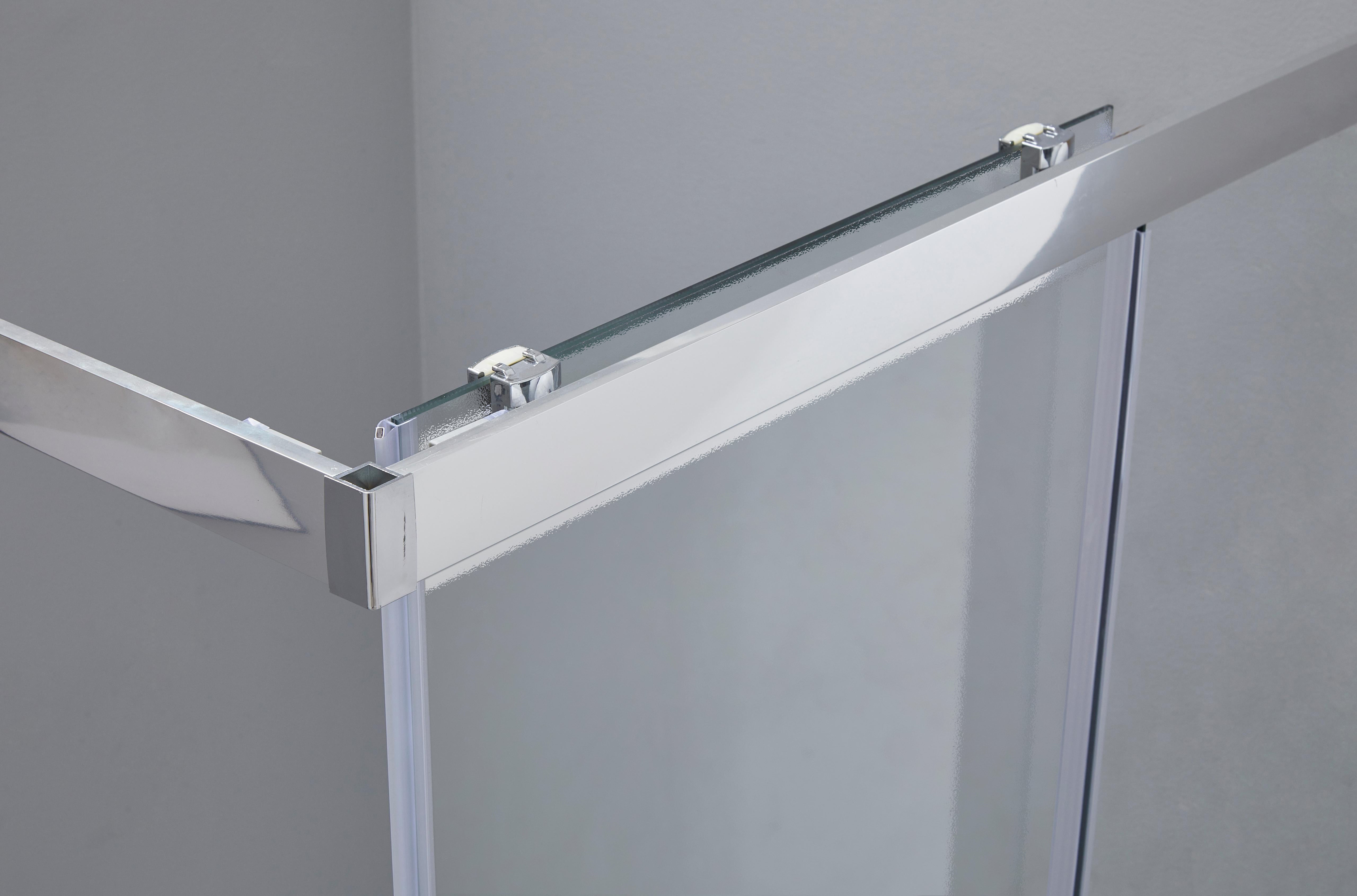 PRIME 6MM 70x90 | Box Doccia Opaco 195h Angolare con maniglie e profili in alluminio