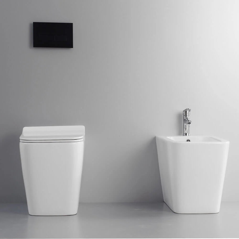 ZODIAC | Set sanitari a terra filo muro con tecnologia rimless