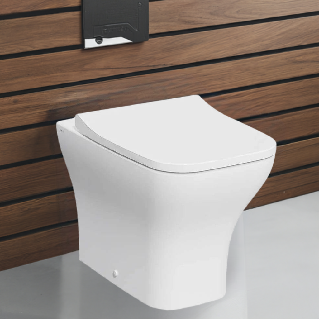 SQUARE | Wc rimless a terra filo muro