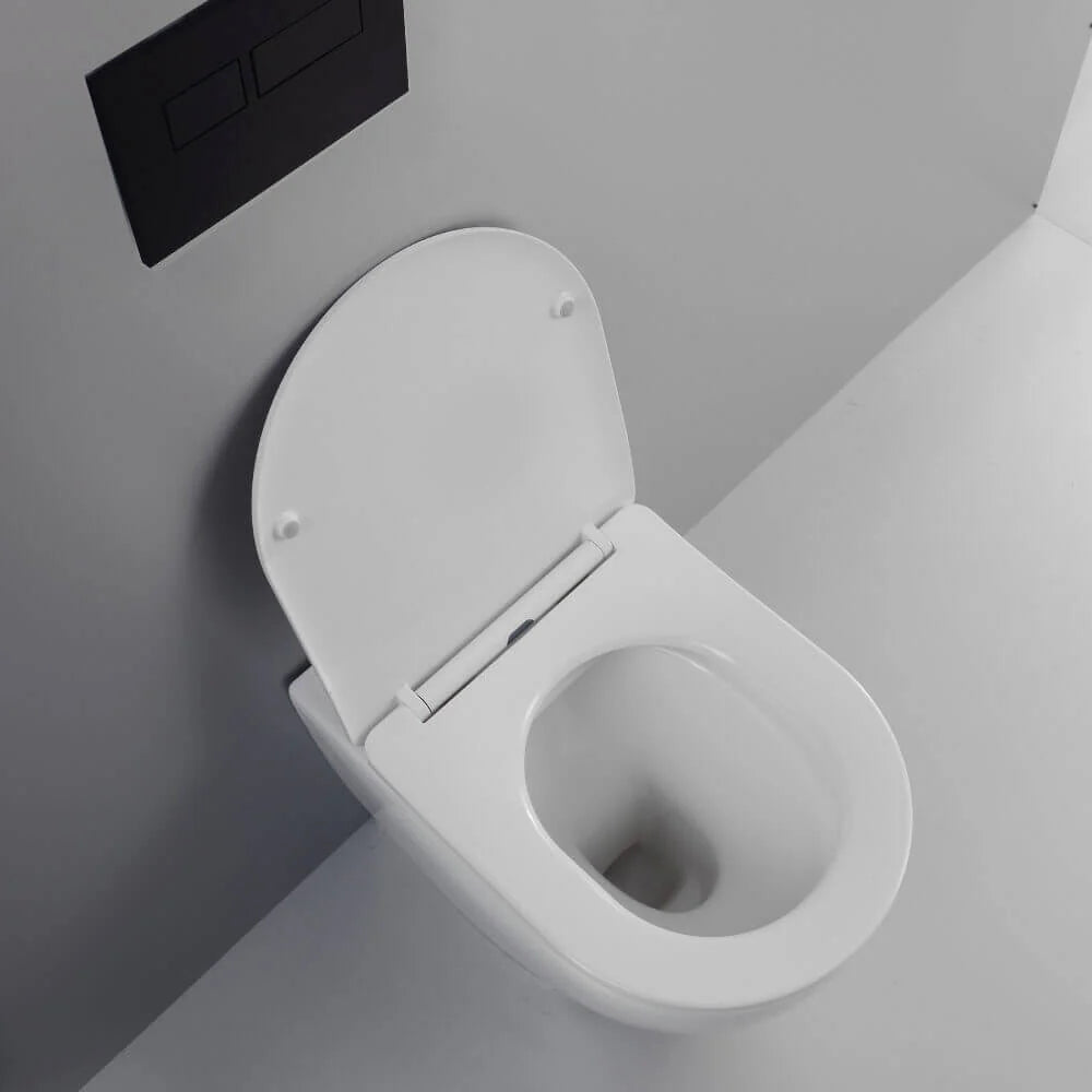 ARIES | Set sanitari a terra filo muro con tecnologia rimless