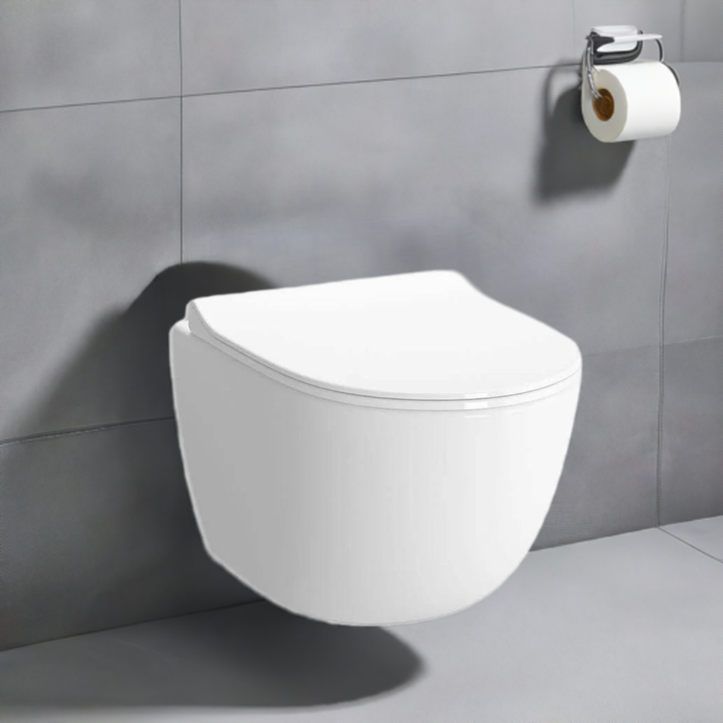 NETOS | Wc rimless Bianco Opaco Sospeso